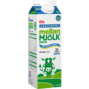Mellanmjölkdryck Laktosfri 1,5% 1l ICA