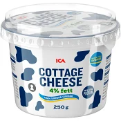 Cottage cheese Naturell 4% 250g ICA