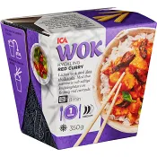 Wok Kyckling röd curry Fryst 350g ICA