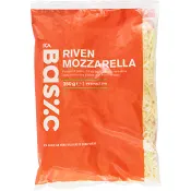 Mozzarella riven 250g ICA Basic