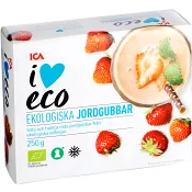 Jordgubbar Fryst Ekologisk 250g ICA I love eco