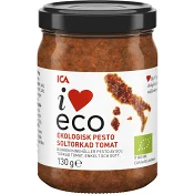 Pesto Soltorkad tomat Ekologisk 130g ICA I love eco