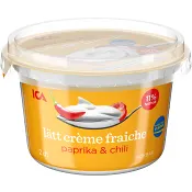 Crème fraiche Lätt Paprika & chili 11% 2dl ICA