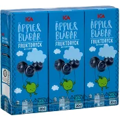 Fruktdryck Äpple & Blåbär 3-p 60cl ICA