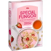 Specialflingor jordgubb och yoghurt 375g ICA