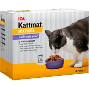 Kattmat Fågel Mix 12-pack 1,2 kg ICA