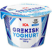Grekisk Yoghurt Laktosfri 150g ICA