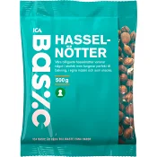 Hasselnötter 500g ICA Basic