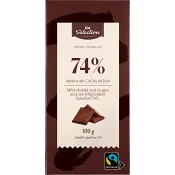 Choklad Mörk 74% 100g ICA Selection