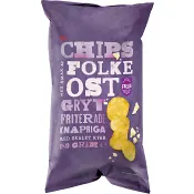 Chips Folke Ost Grytfriterade 180g ICA