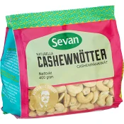 Cashew Naturell 400g Sevan