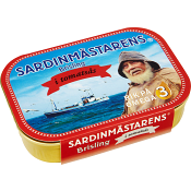 Brisling i tomatsås 100g Sardinmästarens