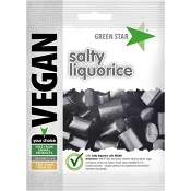 Saltlakrits Vegansk 80g Green Star