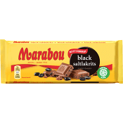 Mjölkchoklad Black Saltlakrits 100g Marabou
