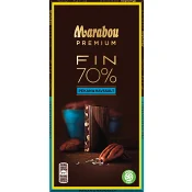 Chokladkaka Premium 70% kakao Sea salt pecan 100g Marabou