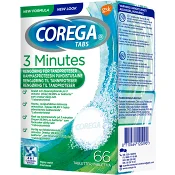 Tandprotesrengöring Tablett 3 minuter 66st Corega