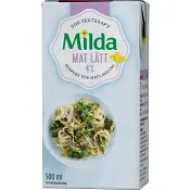 Matlagningsgrädde Mat 4% 500ml Milda