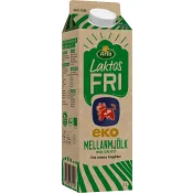 Mellanmjölkdryck 1,5% Ekologisk Laktosfri 1l Arla Ko®