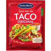 Taco Kryddmix Original Mild 28g Santa Maria