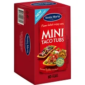Mini Taco Tubs 10-p 86g Santa Maria