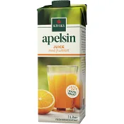 Apelsinjuice med fruktkött 1l Kiviks Musteri