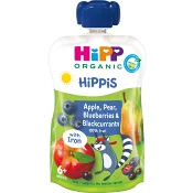 Smoothie Äpple Päron & Blåbär 6m 100g HiPP