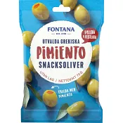 Snacksoliver Pimiento Fyllda 70g Fontana