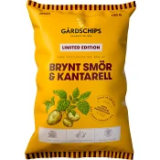 Chips Brynt smör kantarell 100g Gårdschips