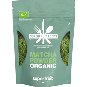 Matchapulver Organic Ekologisk 50g Superfruit Foods