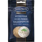 Krydda Vitpeppar Malen påse 22g Santa Maria