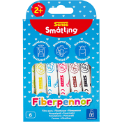 Fiberpennor Småtting 6-p Sense