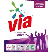 Tvättmedel Color 1,5kg Via