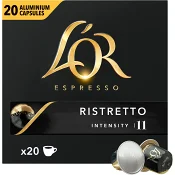 Kaffekapslar Espresso 11 Ristretto 20- p L'Or
