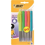 Kulspetspenna M10 Blandade färger 10-p Bic