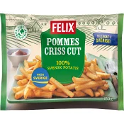 Pommes Criss Cut Fryst 850g Felix