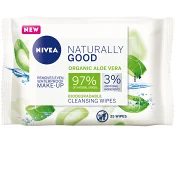 Ansiktsservetter Naturally Good Cleansing Wipes 25-p NIVEA