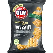 Chips Big Cuts Havssalt Svartpeppar 250g Olw