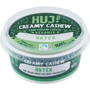 Färskost Vegansk Creamy Cashew Örter 125g Huj