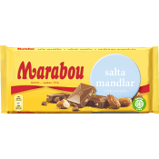 Chokladkaka Salta mandlar 200g Marabou