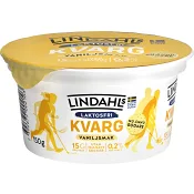 Kvarg Vaniljsmak 0,2% Laktosfri 150g Lindahls