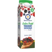 Fruktyoghurt Skogsbär 2,4% 1000g Skånemejerier