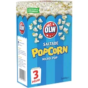 Popcorn Micropop Salt 3-p 240g OLW