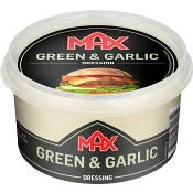 Hamburgerdressing Green & garlic 220ml Max