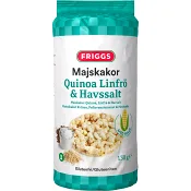 Majskakor Quinoa Linfrö & Havssalt Glutenfri 130g Friggs