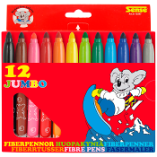 Fiberpennor Jumbo 12-p Sense