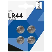 Knappcell Alkalisk LR44/A76 1,5V 4-p ICA