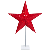Stjärna Jenny på fot Röd 60cm ICA