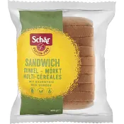 Sandwich Mörkt Glutenfri 400g Schär