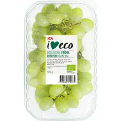Druva Thompson gröna kärnfria seedless 500g Klass 1 ICA I love eco
