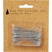 Krokar Julhängen Silver 50-p